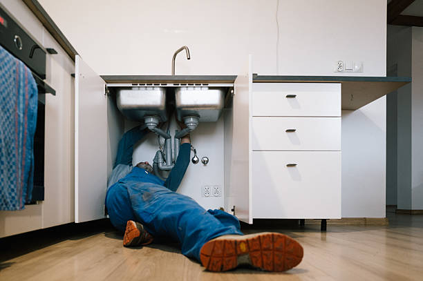 Professional Emergency Plumber technician working in Macy, IN